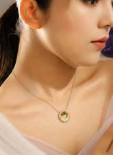 Emerald Aura Pendant